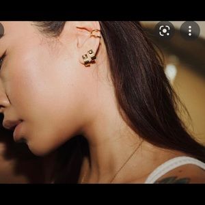 Mejuri X Claire Marshall Bound collection earrings